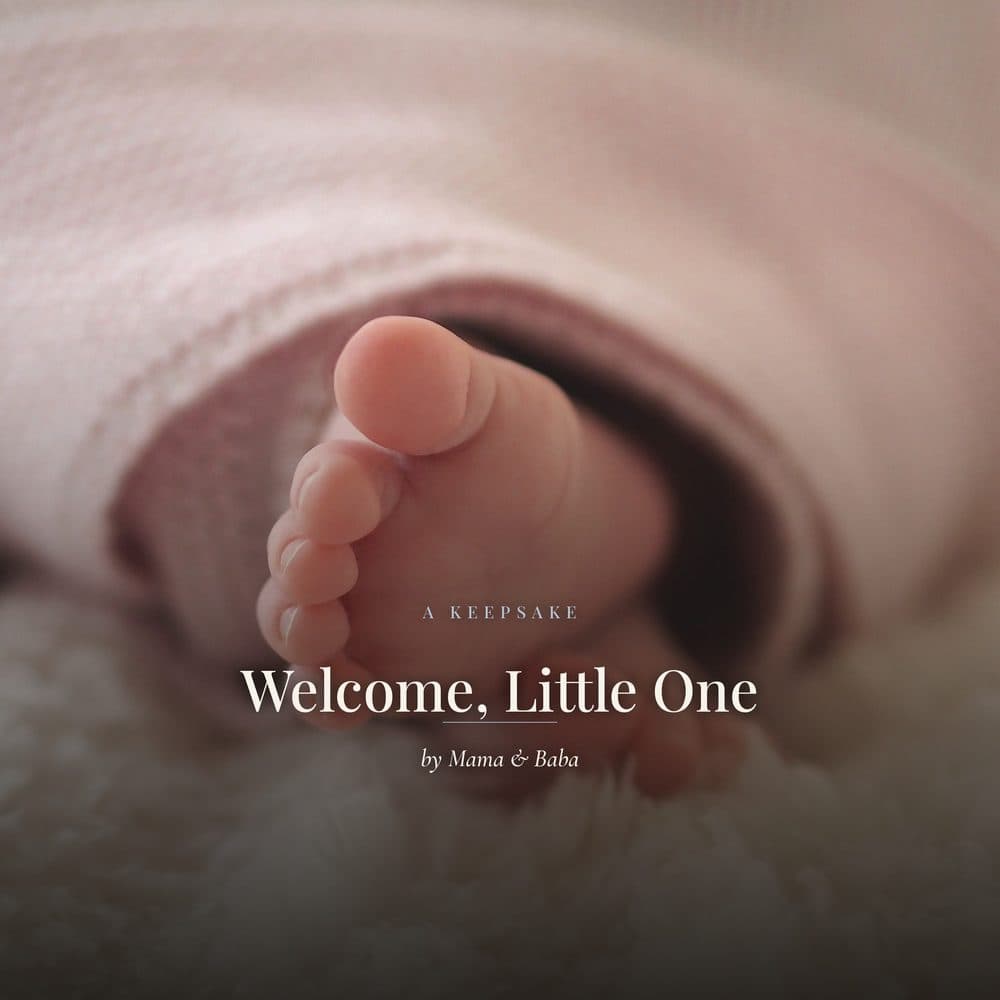 The real cover of Welcome, Little One