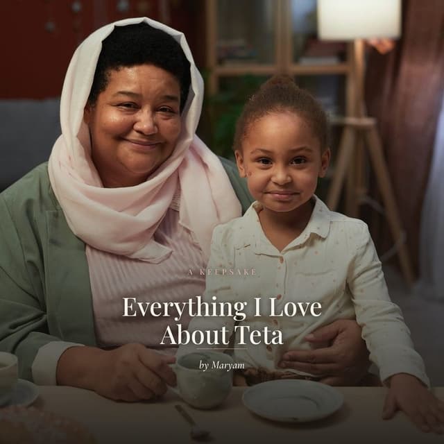 Everything I Love About Grandma (photo keepsake)