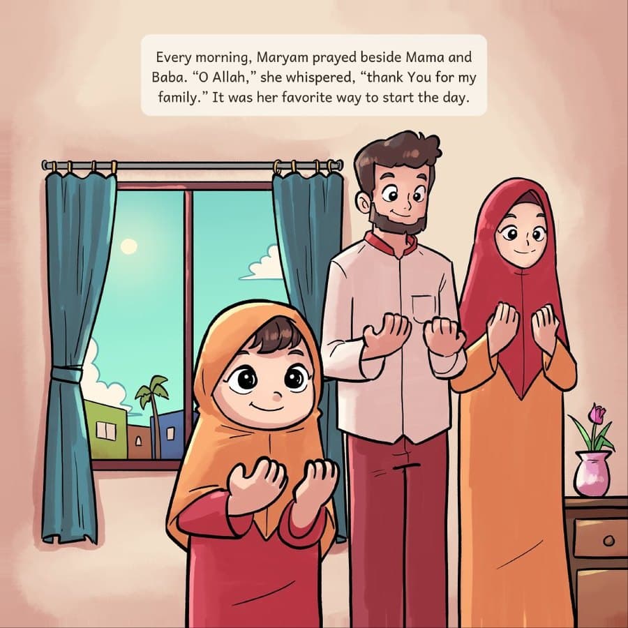Maryam is Kind to Her Parents inside