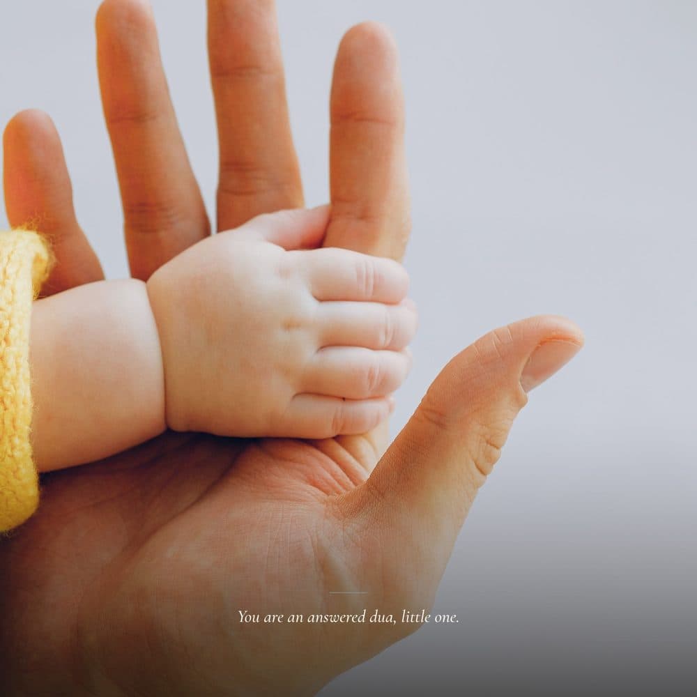 A newborn photo printed in the Welcome Little One keepsake