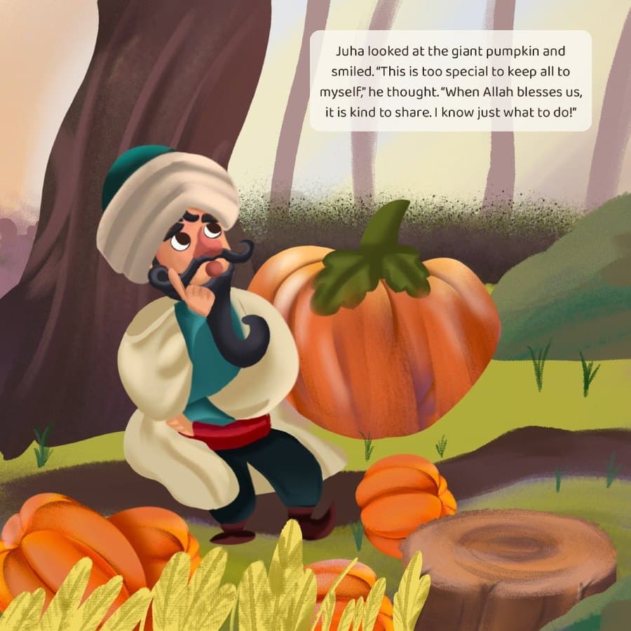 Juha and the Enormous Pumpkin inside